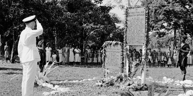 Milne Bay, Papua New Guinea, 18th Australian Infantry Battalion memorial