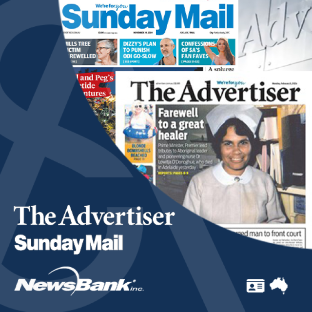 The Advertiser and Sunday Mail, NewsBank, SLSA eresources database