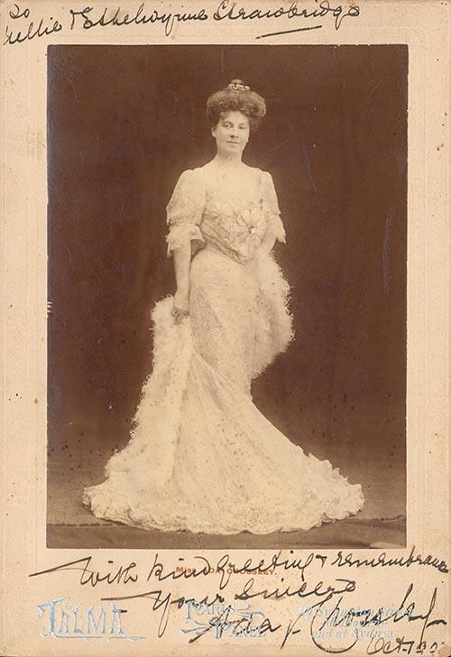 Ada Crossley, Australian born contralto singer. [PRG 13699/185/1a]