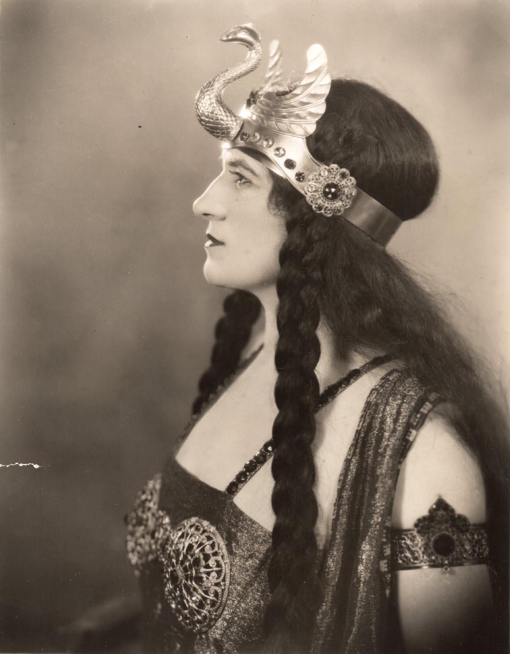 Clara Serena in character for the Opera Samson and Delilah