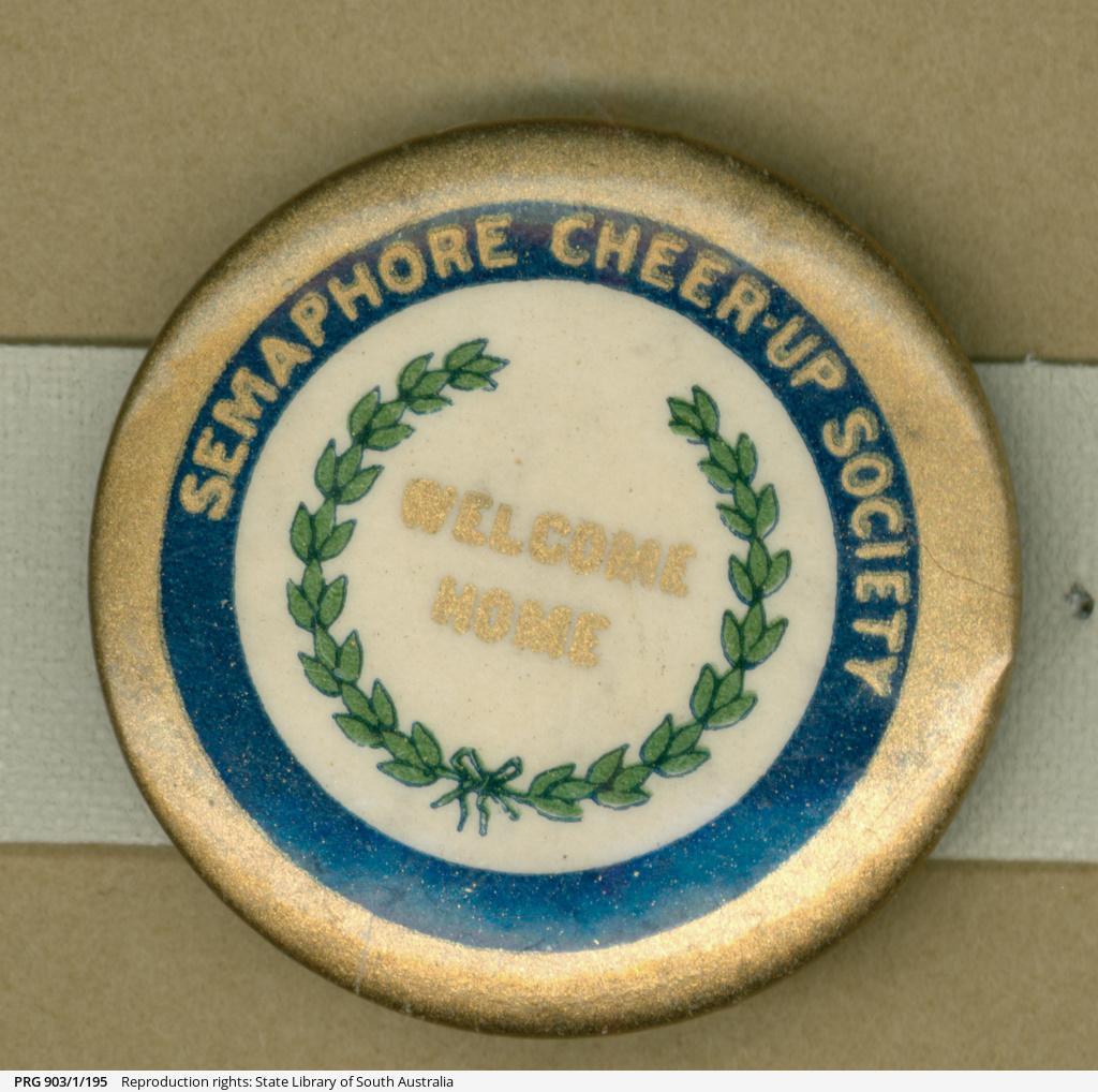 Cheer Up Society Semaphore SLSA: PRG 903/1/92