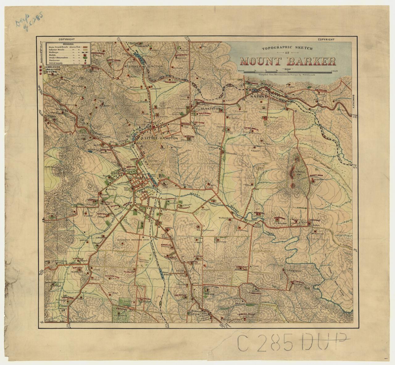 Topographical sketch of Mount Baker, SLSA: C285.