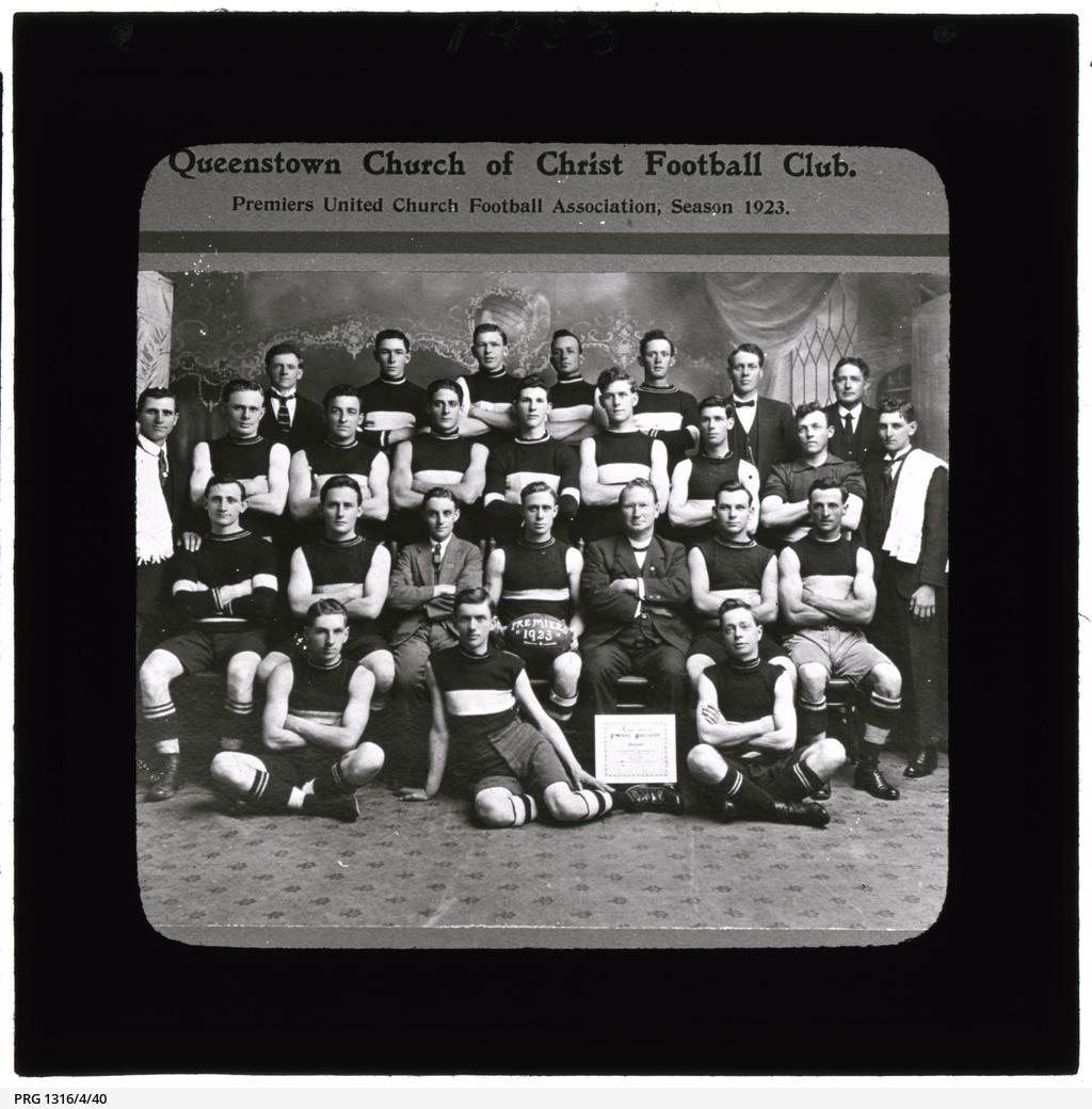 Group image of Church team Premiers, 1923