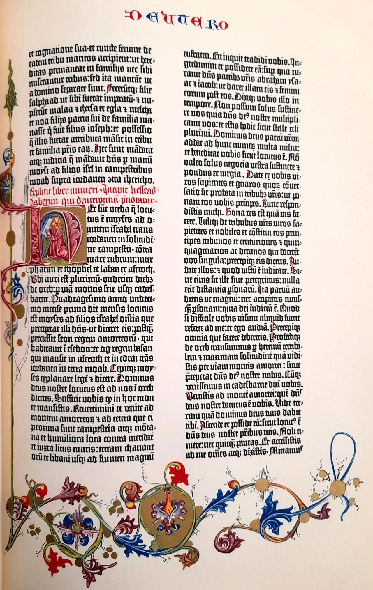 An example of the Gutenberg initial illumination.