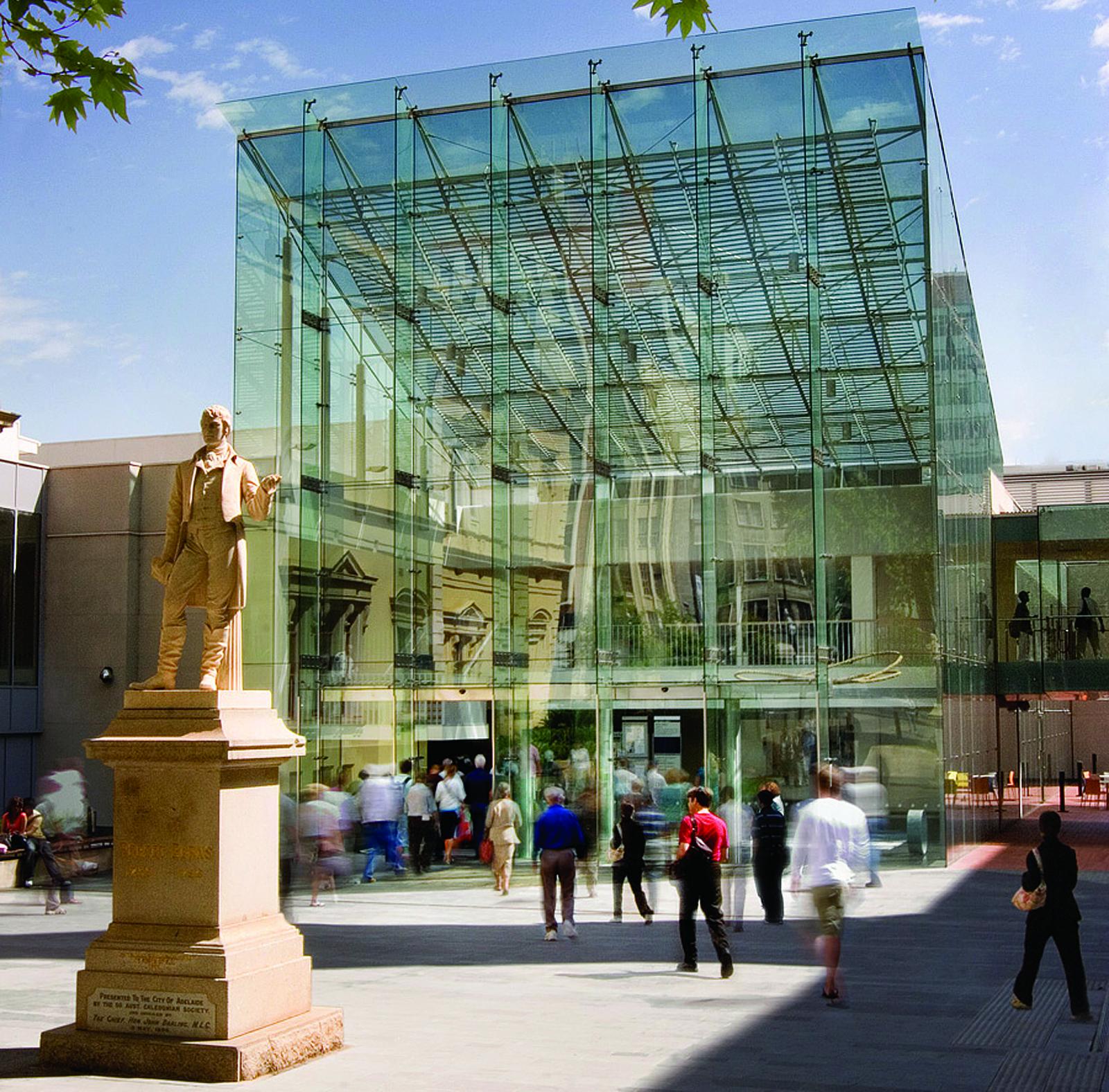 Spence Wing glass foyer enterance