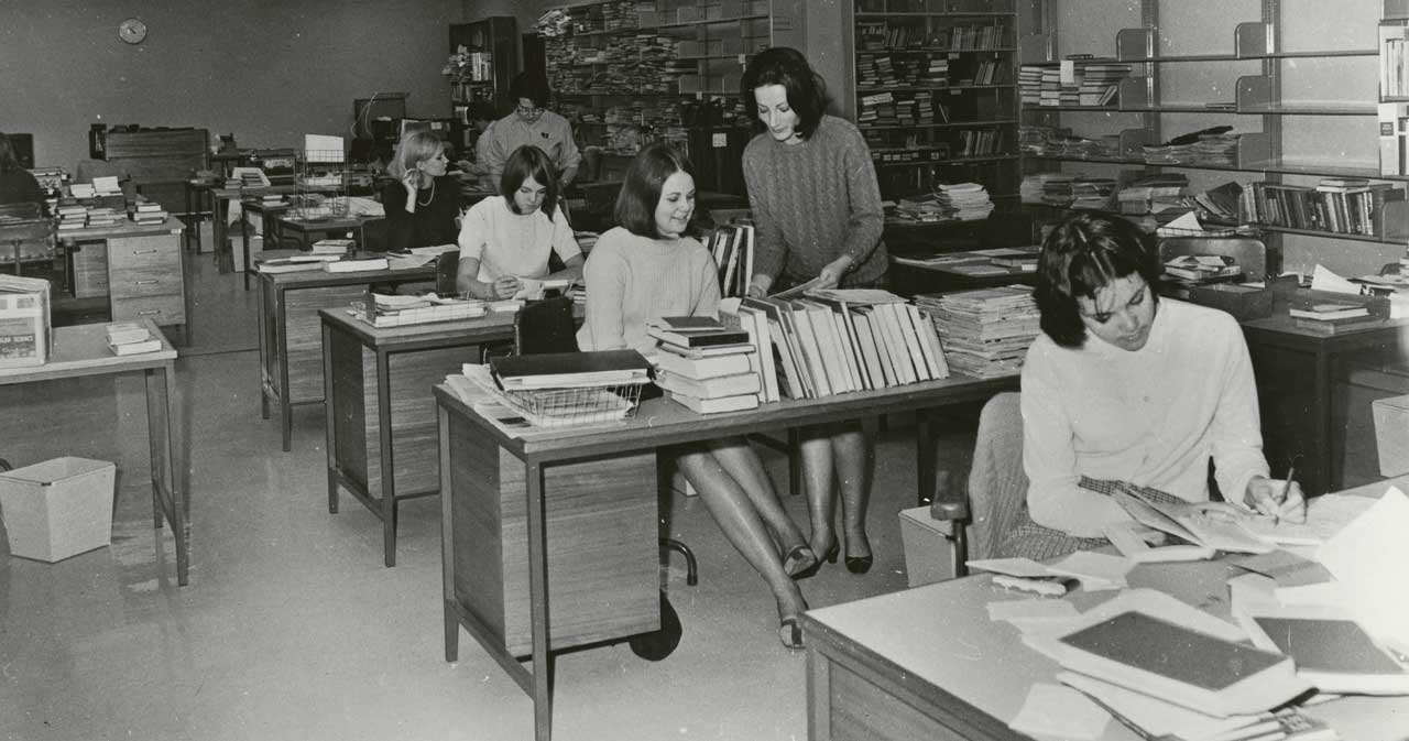 Staff working in Country Lending Service [SLSA: B 72589/10]