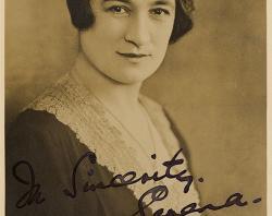 Autographed photograph of Clara Serena [B 78470]