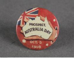 Australia Day Prospect badge 1918 SLSA: SRG 435/19/47