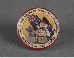 WWI Australia day badge with koala 1918 SLSA: SRG 435/19/39