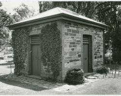 The Old Morgue Building in the Adelaide Botanic Gardens. SLSA: B 71766/20