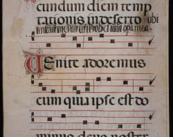 Page 272 of the Antiphonal a later addition to the text.