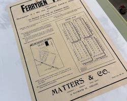 A cadastral map showing part of Ferryden Park, South Australia, 1920. SLSA zgmp 830.9 bjc-c Ferryden Park