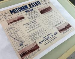 Mitcham Estate Sales Plan, 1920s. SLSA: zgmp 830.9 bjc-c Lower Mitcham 1920s