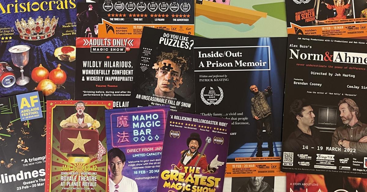 Wanted! Adelaide Fringe and Festival promotional material State