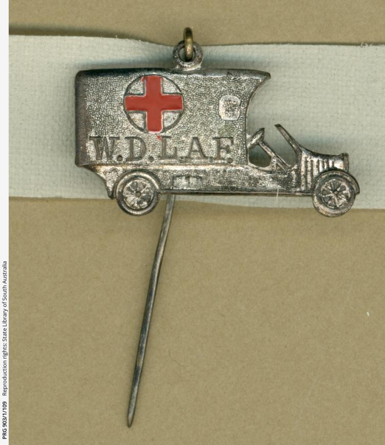 WDL Ambulance Fund stickpin SLSA: PRG 903/1/109