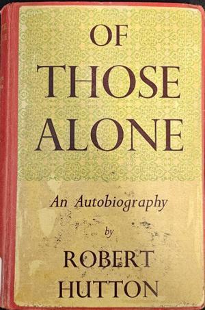 Book cover - Of Those Alone