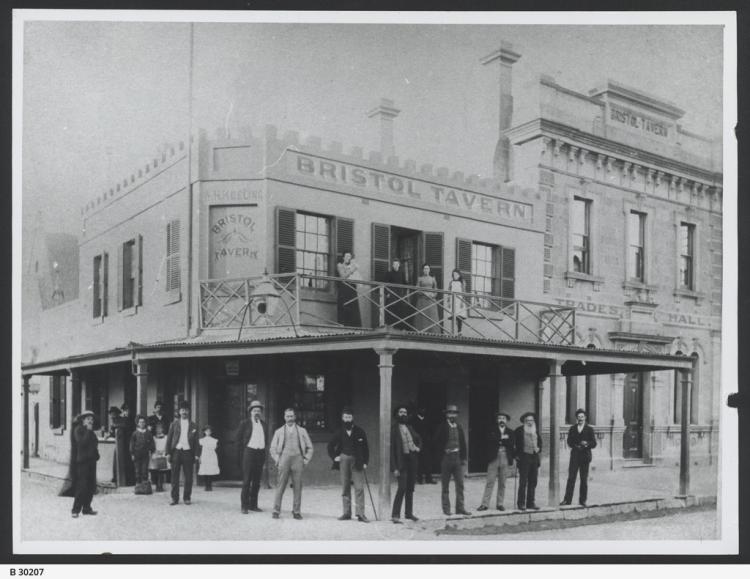 Bristol Tavern, Franklin Street. SLSA: B 30207 