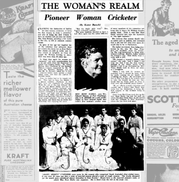 ‘The Woman’s Realm,’ The Mail, Sat 19 Jul 1930, page 13 