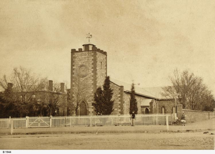 Trinity Church, photo taken in 1870. SLSA: B 1944