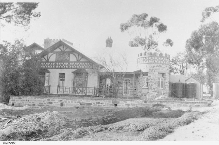 Tower House at Beaumont, home of William and Mary Hay from 1902-1924. SLSA: B 69729/7